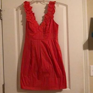 Coral BCBGMaxAzria sun dress!!